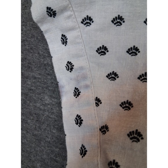 Vineyard Vines Womens Dress 8 White‎ Blue Linen Tasseled Coastal Resort Vacation - Picture 4 of 9